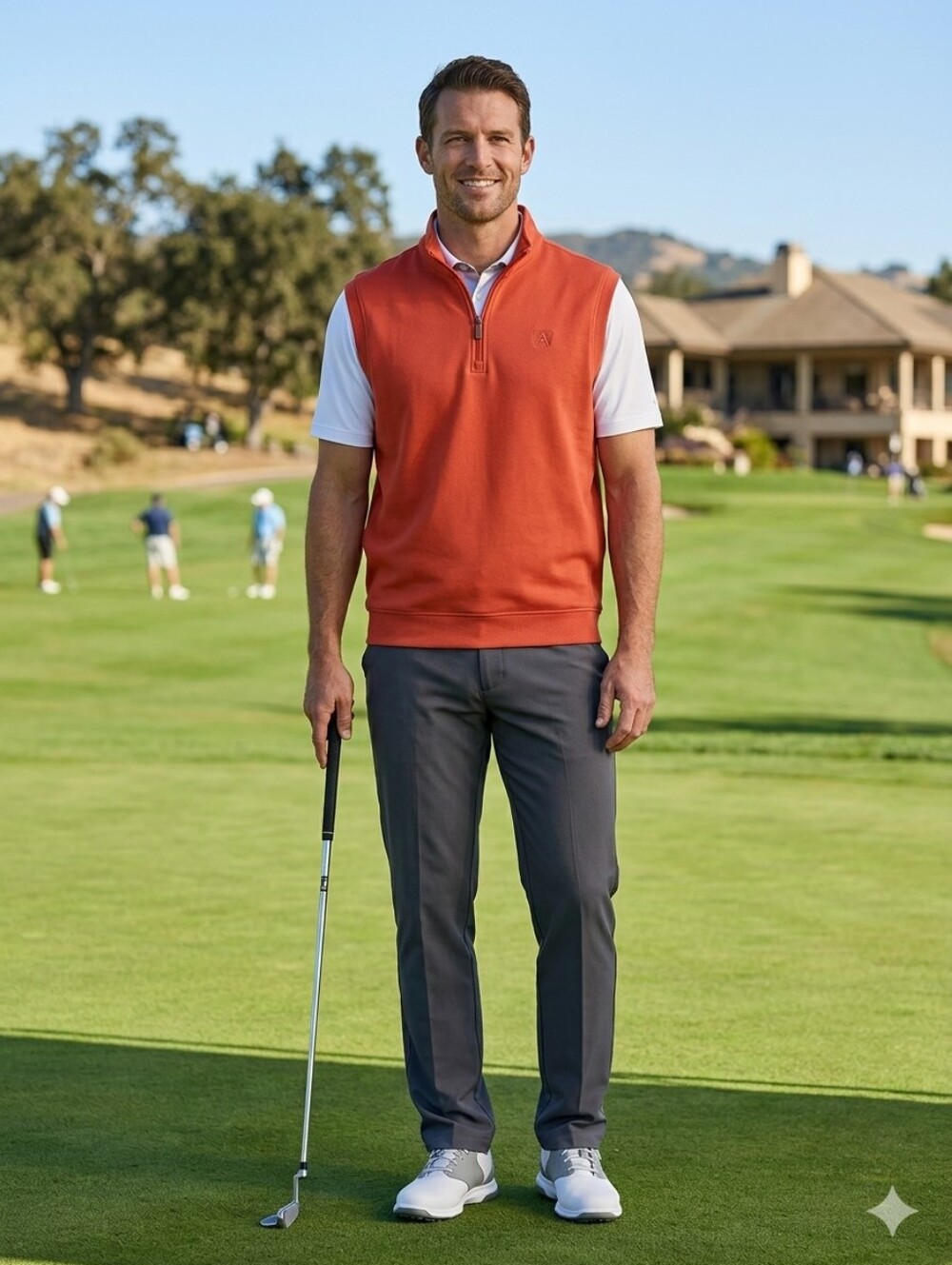 Martin Vest Timeless As The Game Golf Easy Care Size Large